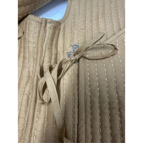 NWOT Zara Embroidered Quilted Vest Size L - Picture 11 of 13